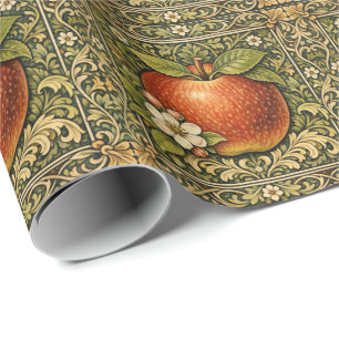 Vintage Apfelmalerei  Geschenkpapier