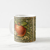 Vintage Apfelmalerei  Kaffeetasse (Vorderseite Links)