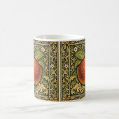 Vintage Apfelmalerei  Kaffeetasse (Mittel)