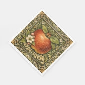 Vintage Apfelmalerei  Serviette (Ecke)