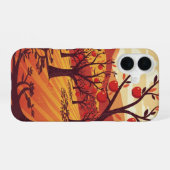 Vintage Apfelplantage iPhone 16 Hülle (Rückseite (Horizontal))