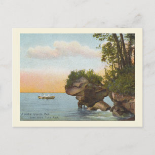 Vintage Apostle Islands, Wisconsin Postkarte