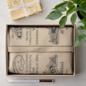 Vintage Apothecary Ad Ephemera Decoupage Paper Seidenpapier (Geschenk)