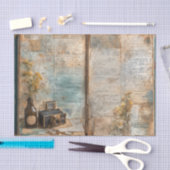 Vintage Apothecary Bottle Antique Camera Seidenpapier (Handwerk)