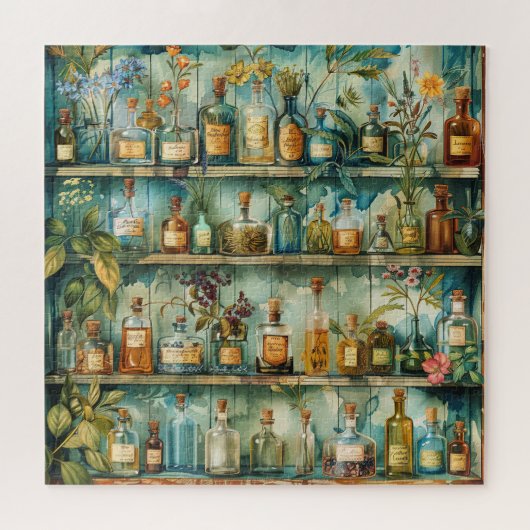 Vintage apothectonische Kupplerfarben Puzzle (Horizontal)