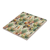 Vintage Apothekarflaschen Muster (1) Fliese (Seite)