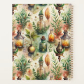 Vintage Apothekarflaschen Muster (1) Planer (Rückseite)