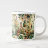 Vintage Apothekarflaschen Muster (2) Jumbo-Tasse (Rechts)