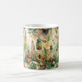 Vintage Apothekarflaschen Muster (2) Kaffeetasse (Mittel)