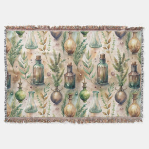 Vintage Apothekarflaschen Muster (3) Decke