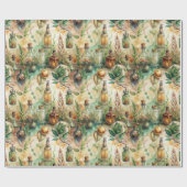 Vintage Apothekarflaschen Muster (3) Geschenkpapier (Flach)