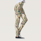Vintage Apothekarflaschen Muster (3) Leggings (Rechts)