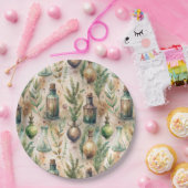 Vintage Apothekarflaschen Muster (3) Pappteller (Party)