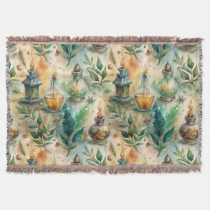 Vintage Apothekarflaschen Muster (4) Decke