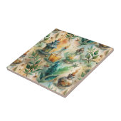 Vintage Apothekarflaschen Muster (4) Fliese (Seite)