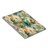 Vintage Apothekarflaschen Muster (4) Notizblock (Rechte Seite)