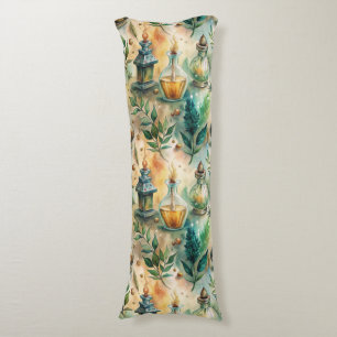 Vintage Apothekarflaschen Muster (4) Seitenschläferkissen