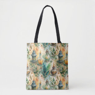 Vintage Apothekarflaschen Muster (4) Tasche