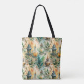 Vintage Apothekarflaschen Muster (4) Tasche (Rückseite)