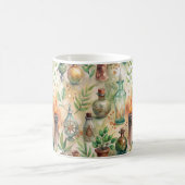 Vintage Apothekarflaschen Muster (5) Kaffeetasse (Mittel)
