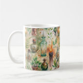 Vintage Apothekarflaschen Muster (5) Kaffeetasse (Links)