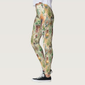 Vintage Apothekarflaschen Muster (5) Leggings (Links)