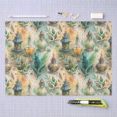 Vintage Apothekarflaschen Muster (5) Seidenpapier (Handwerk)