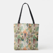 Vintage Apothekarflaschen Muster (5) Tasche (Rückseite)