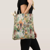 Vintage Apothekarflaschen Muster (5) Tasche (Von Nahem)