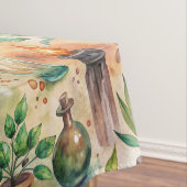 Vintage Apothekarflaschen Muster (5) Tischdecke (Beispiel)