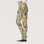 Vintage Apothekarflaschen Muster (6) Leggings (Links)