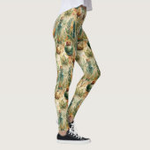Vintage Apothekarflaschen Muster (6) Leggings (Rechts)