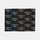 Vintage Apotheke Vibes  Fleecedecke (Vorderseite (Horizontal))