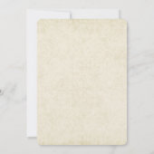 Vintage Apple Blossom Bridal Dusche Einladung (Rückseite)