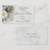 Vintage Apple Blossom Business Card Visitenkarte (Vorne/Hinten)