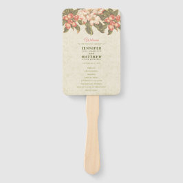 Vintage Apple-Blossom-Hochzeit Fächer