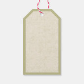 Vintage Apple-Blossom-Hochzeit Geschenkanhänger (Rückseite)