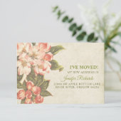 Vintage Apple-Blossom nur bewegte Karte (Stehend Vorderseite)