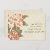 Vintage Apple-Blossom nur bewegte Karte (Vorne/Hinten)