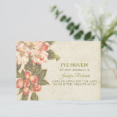 Vintage Apple-Blossom nur bewegte Karte (Stehend Vorderseite)