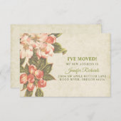 Vintage Apple-Blossom nur bewegte Karte (Vorne/Hinten)