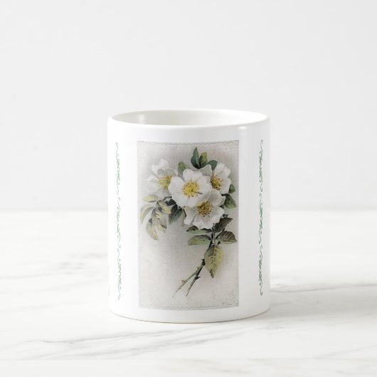 Vintage Apple Blossom-Tasse Kaffeetasse (Mittel)