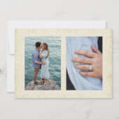 Vintage Apple Blossom Wedding Save the Date Card (Rückseite)