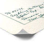 Vintage Apple Botanical Illustration Poster (Ecke)