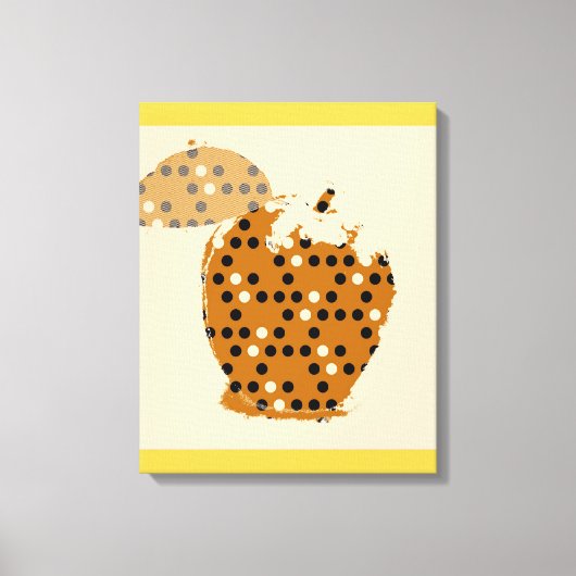 Vintage Apple Fine Art Leinwanddruck (Vorderseite)