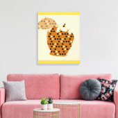 Vintage Apple Fine Art Leinwanddruck (Insitu (Wohnzimmer))