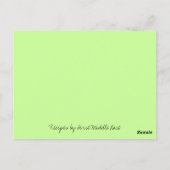 Vintage Apple-Rezept-Karte Postkarte (Rückseite)