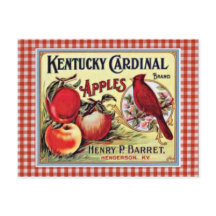 Vintage Apple-Werbekarte