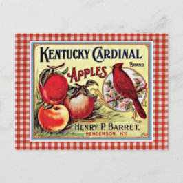 Vintage Apple-Werbekarte Postkarte