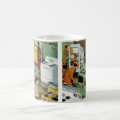 Vintage Appliance Showroom Store Business Retail Kaffeetasse (Mittel)